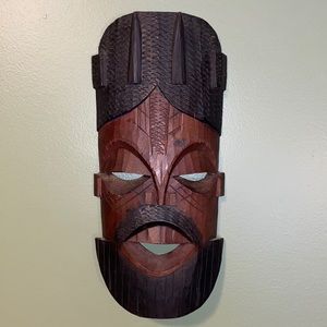 Decorative wooden mask - sold